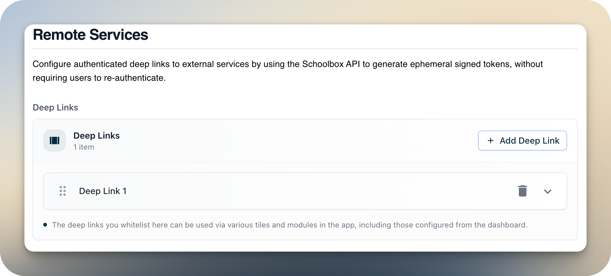 Remote Services Authentication