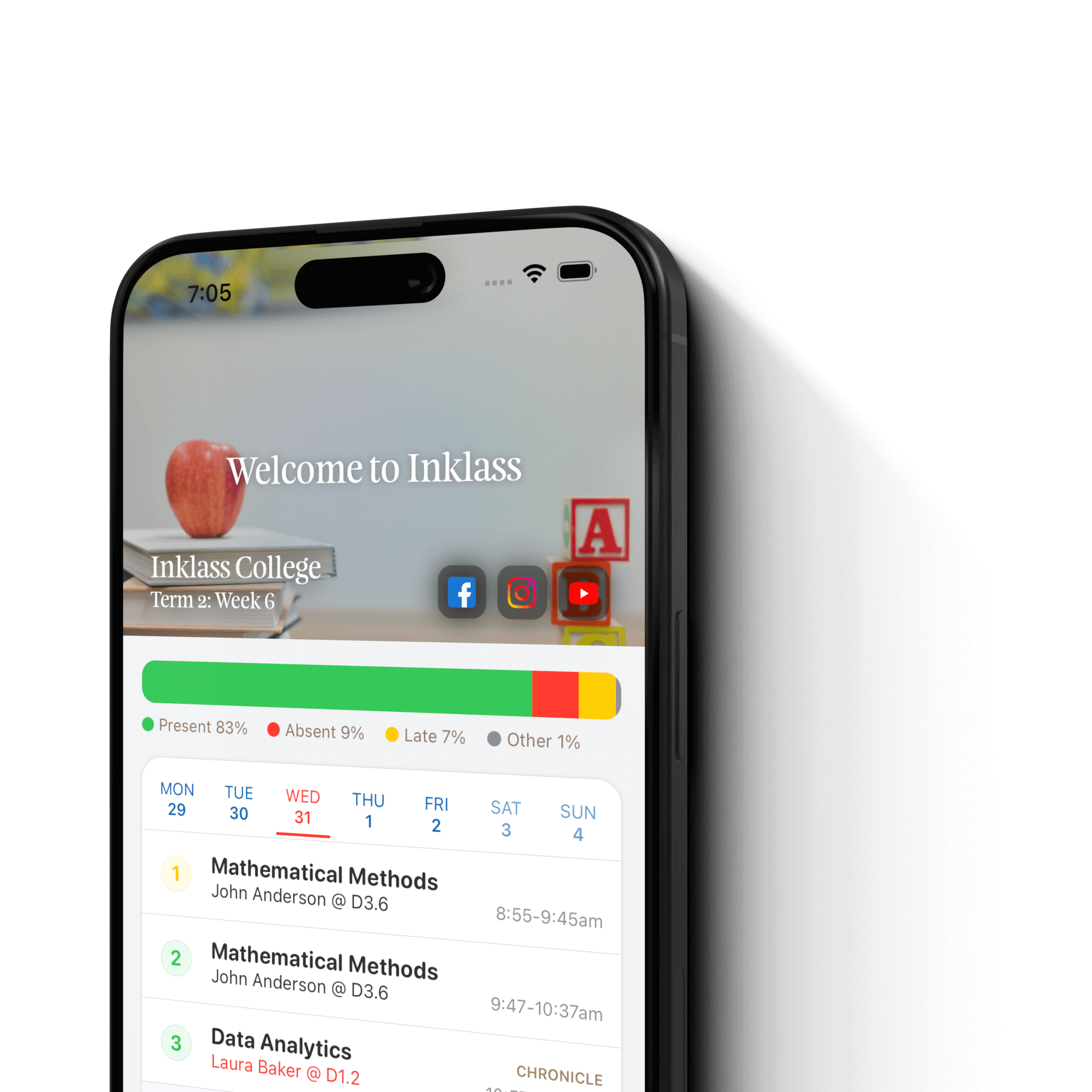 Inklass App Features